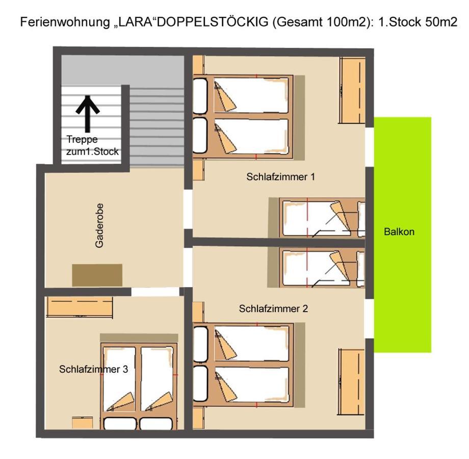Appartement Lara & Lea Zell am Ziller Bagian luar foto