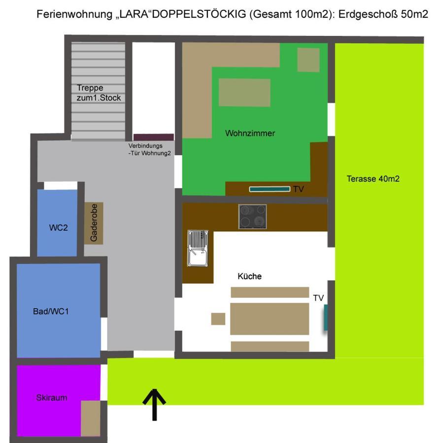 Appartement Lara & Lea Zell am Ziller Bagian luar foto